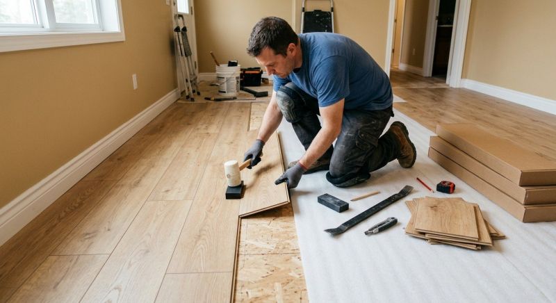 Laminate Floor Installation in Fredericksburg, VA