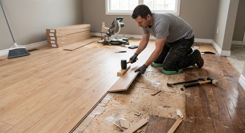 Laminate Floor Installation in Loudoun County, VA