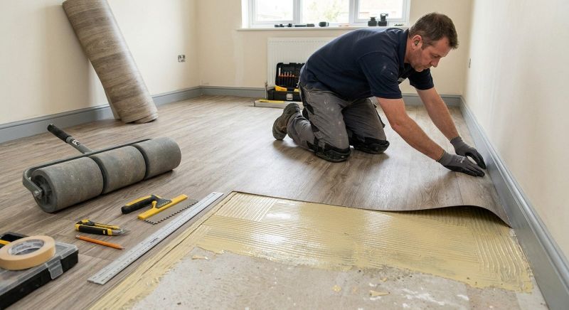 Sheet Flooring Installation in Loudoun County, VA