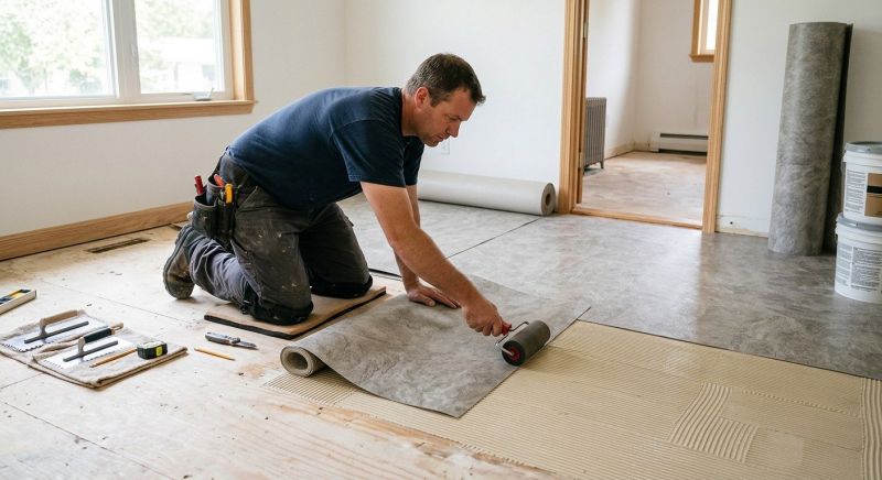 Sheet Flooring Installation in Rockwall, TX