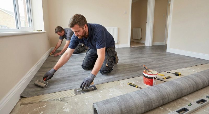 Sheet Linoleum Installation in Chandler, AZ